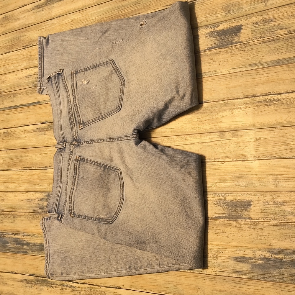 Gap Womens 1969 Best Girlfriend Distressed Jeans Straight Leg Sz 27 - Picture 7 of 7